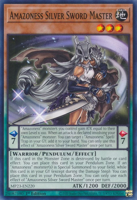 Amazoness Silver Sword Master [MP23 - MP23-EN220]