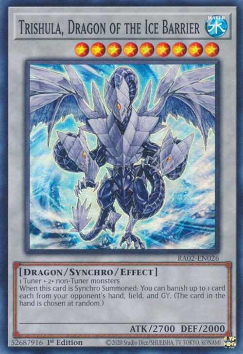 Trishula, Dragon of the Ice Barrier [RA02 - RA02-EN026]