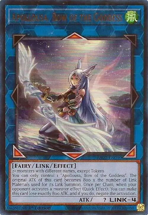 Apollousa, Bow of the Goddess (Alternate Art) (UR) [RA02 - RA02-EN040]