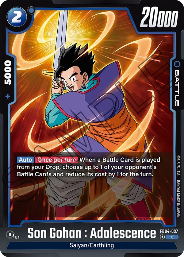 Son Gohan : Adolescence - FB04-037 [FB04 - FB04-037]