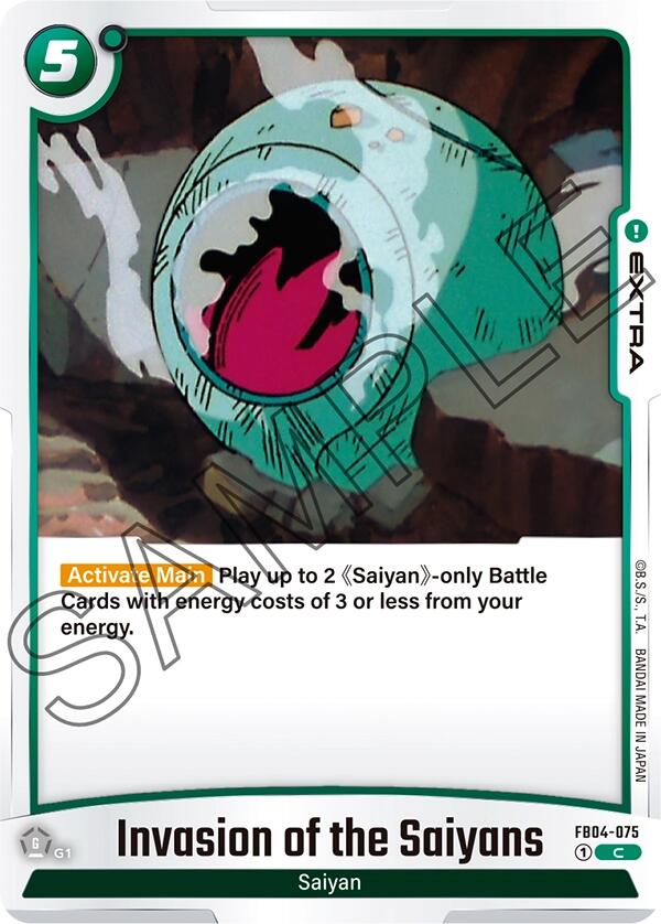 Invasion of the Saiyans