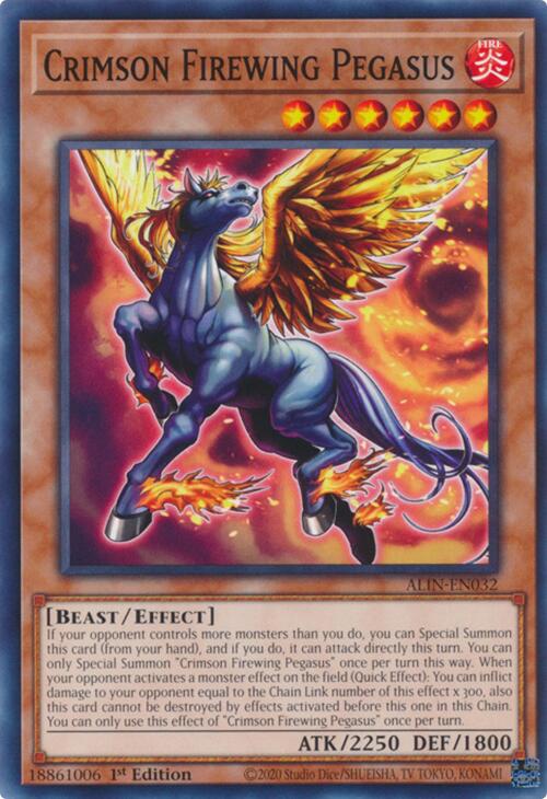 Crimson Firewing Pegasus [ALIN - ALIN-EN032]