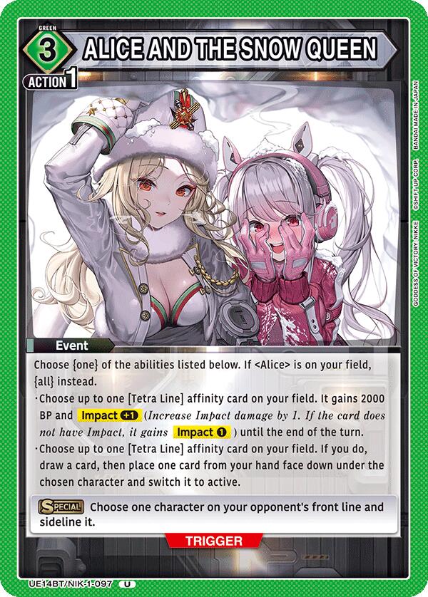 ALICE AND THE SNOW QUEEN [UE14BT - UE14BT/NIK-1-097]