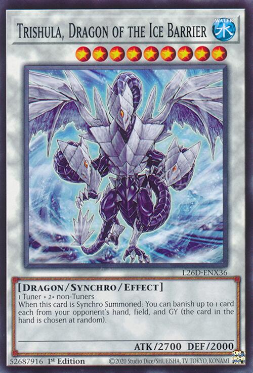 Trishula, Dragon of the Ice Barrier [L26D - L26D-ENX36]