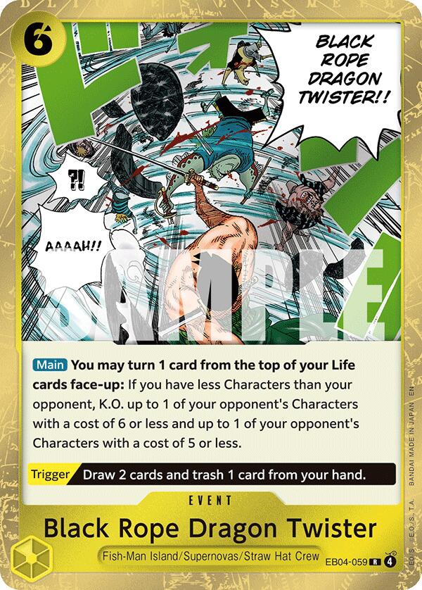 Black Rope Dragon Twister [OP15-EB04 - EB04-059]
