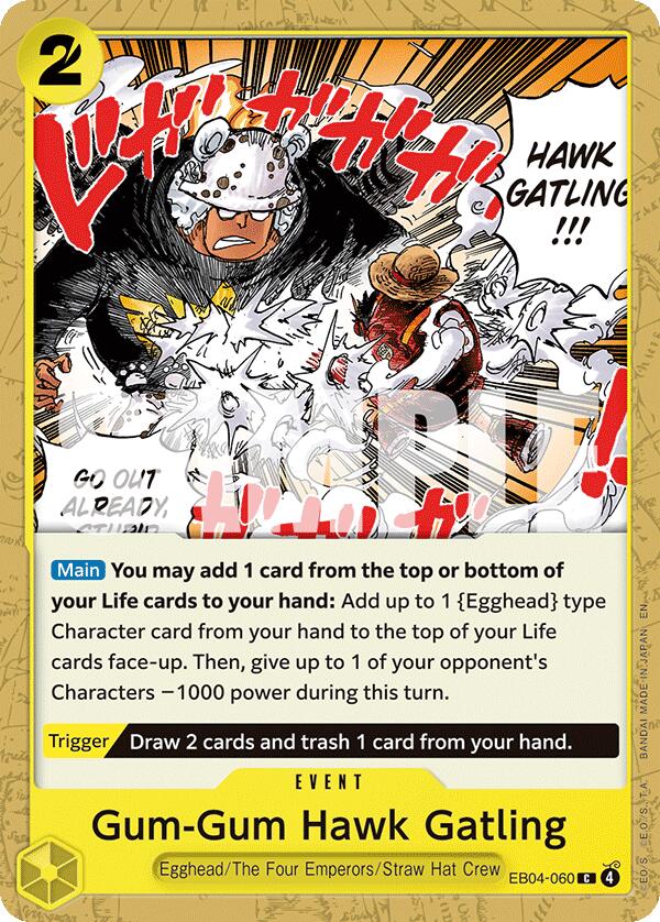 Gum-Gum Hawk Gatling [OP15-EB04 - EB04-060]