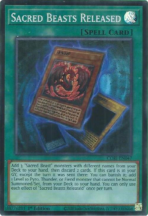 Sacred Beasts Released [CORI - CORI-EN047]