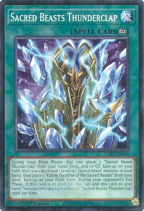 Sacred Beasts Thunderclap [CORI - CORI-EN049]