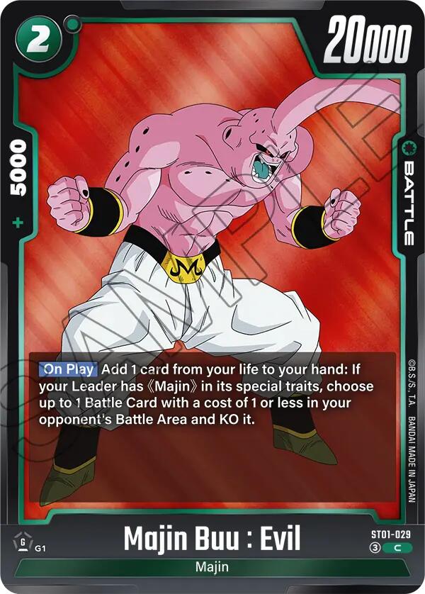 Majin Buu : Evil - ST01-029