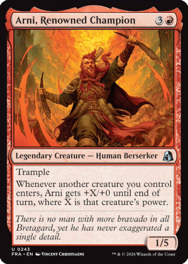 Arni, Renowned Champion [FRA - 243]