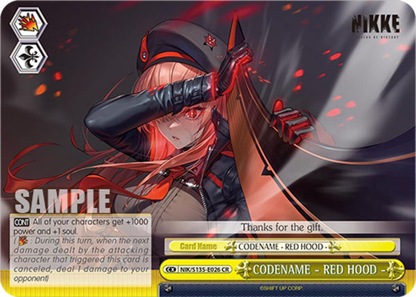 CODENAME - RED HOOD - [NIK/ - NIK/S135-E026]