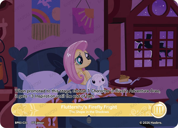 Fluttershy's Firefly Fright -The Shape in the Shadows [BP03 - BP03-C31]