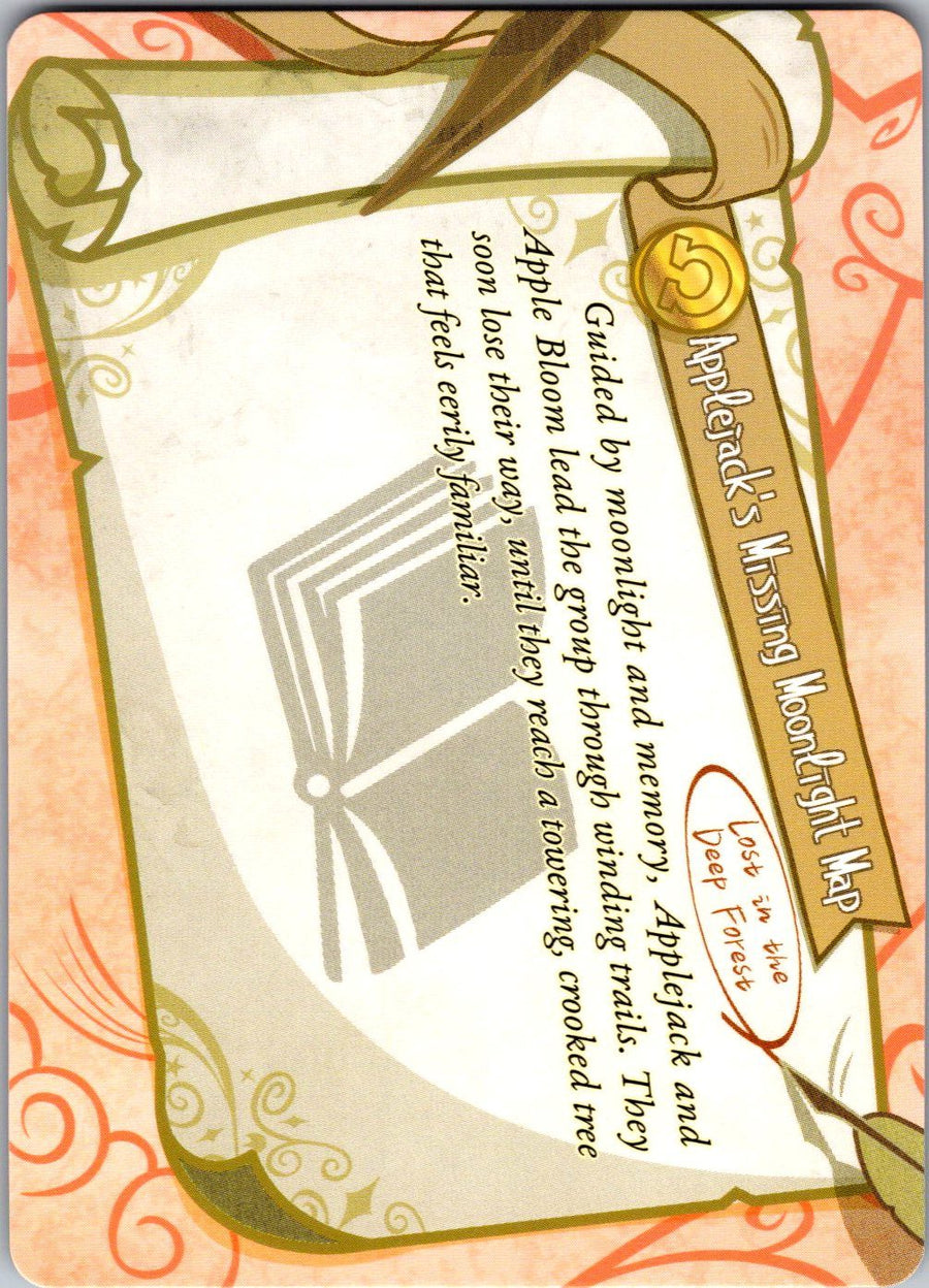 Applejack and the Lost Moonlight Map: Lost Deep in the Forest (Back) | Near Mint / English / Normal