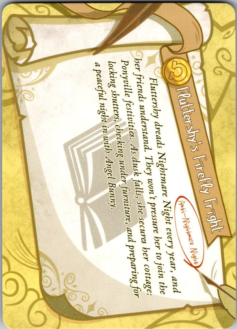 Fluttershy's Firefly Fright-Anti-Nightmare Night (Back) | Near Mint / English / Normal