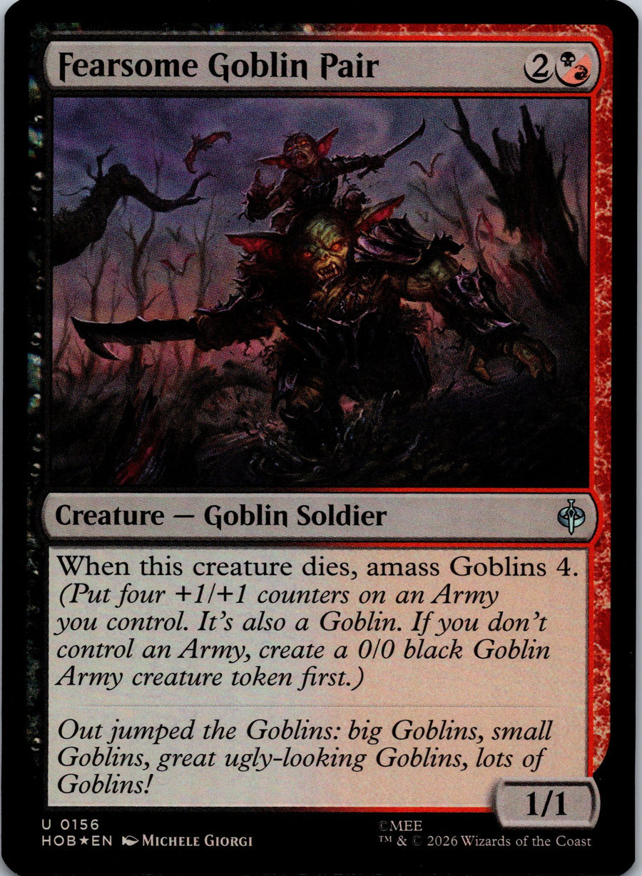 Fearsome Goblin Pair | Near Mint / English / Foil