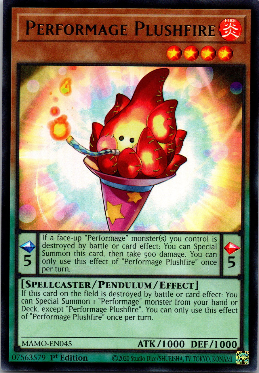 Performage Plushfire | Near Mint / English / 1St Edition