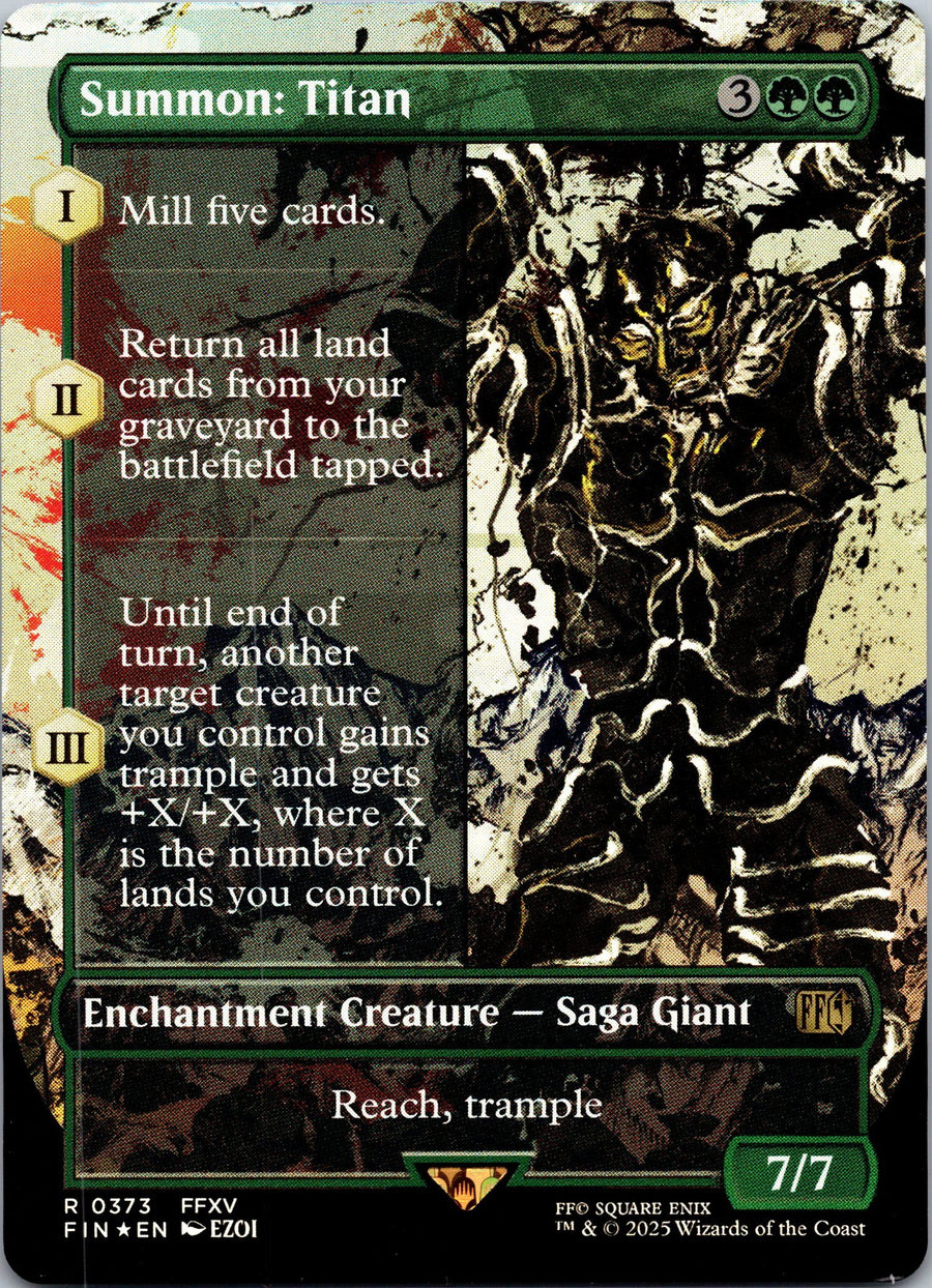 Summon: Titan (Borderless) | Near Mint / English / Foil