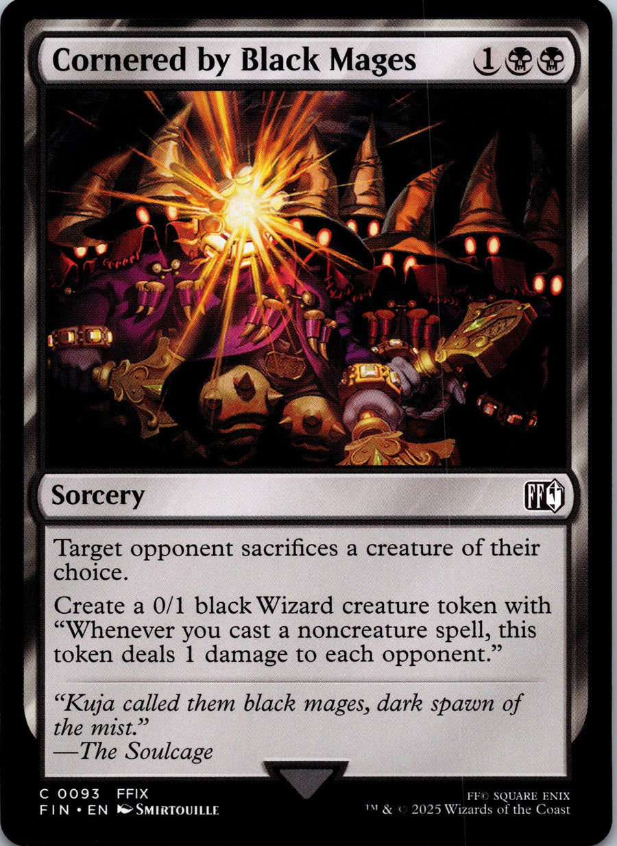 Cornered by Black Mages | Near Mint / English / Normal