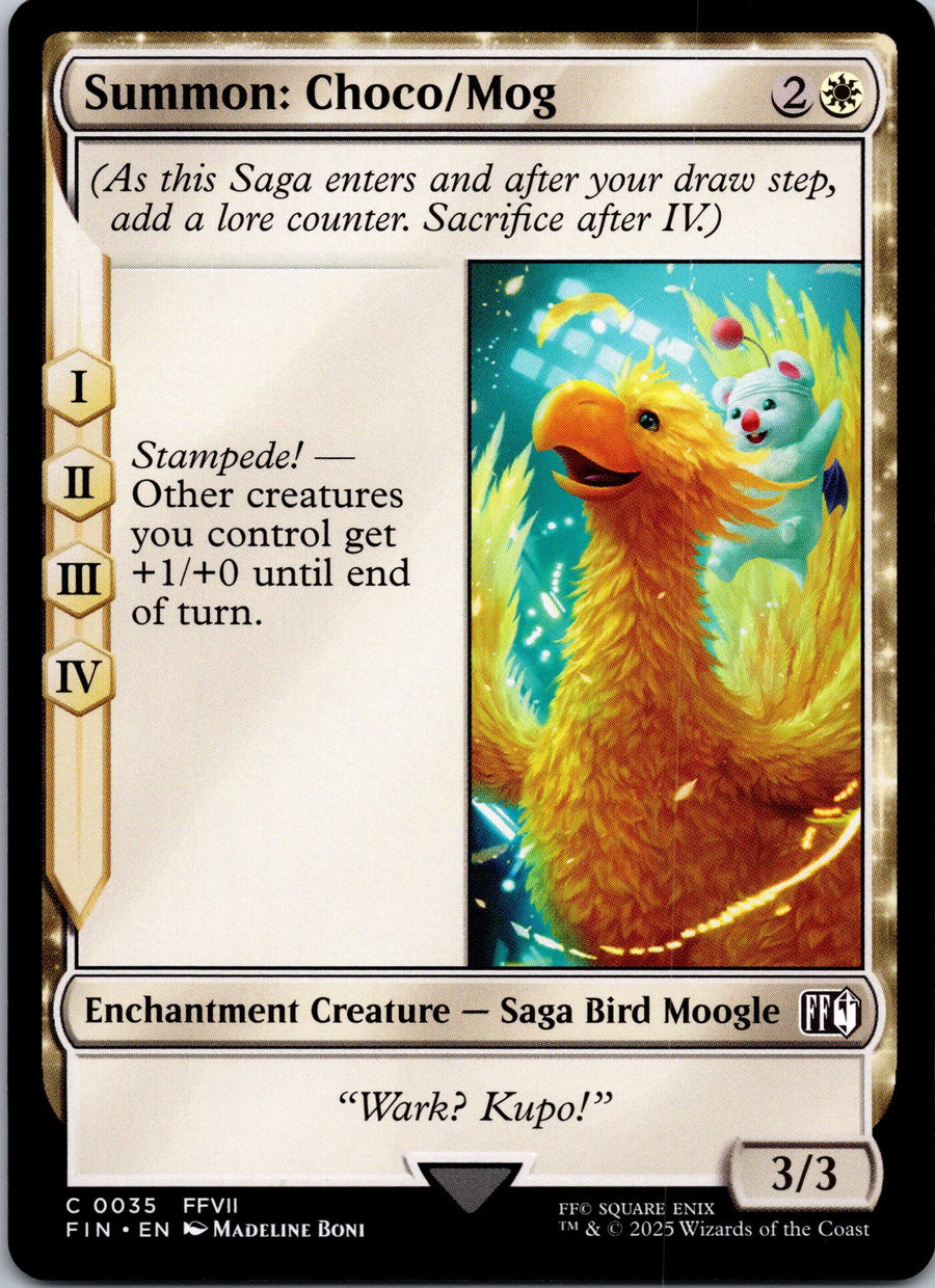 Summon: Choco/Mog | Near Mint / English / Normal