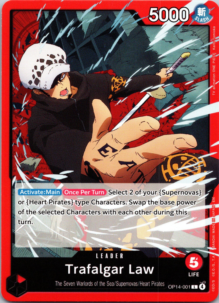 Trafalgar Law - OP14-001 | Near Mint / English / Normal