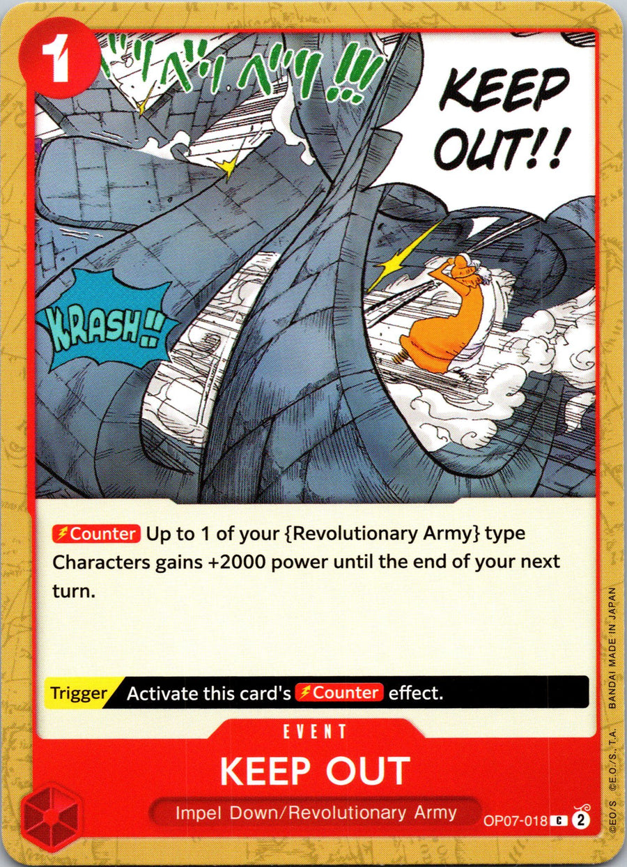 Keep Out | Near Mint / English / Normal