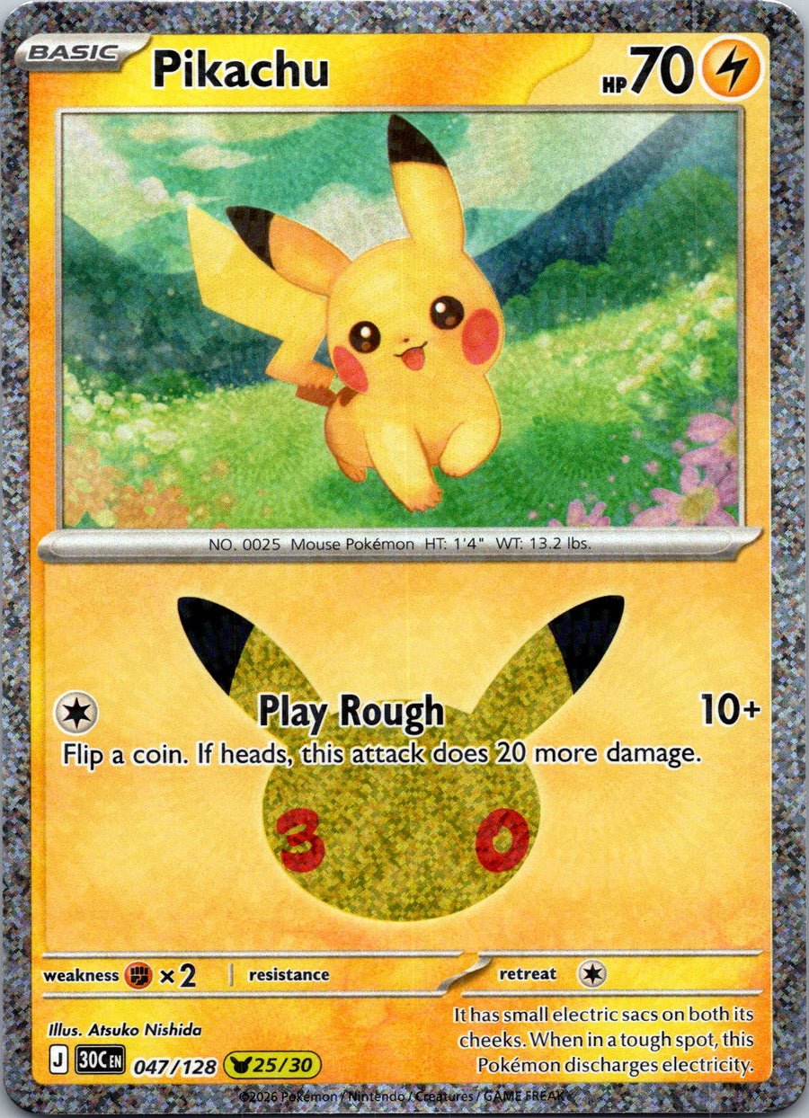 Pikachu - 047/128 | Near Mint / English / Holofoil