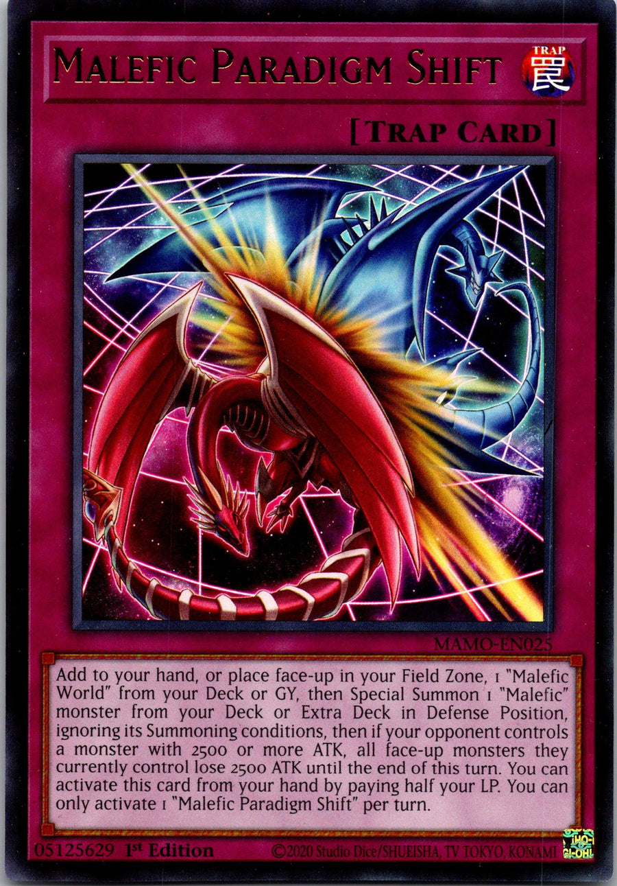 Malefic Paradigm Shift (Secret Rare) | Near Mint / English / 1St Edition
