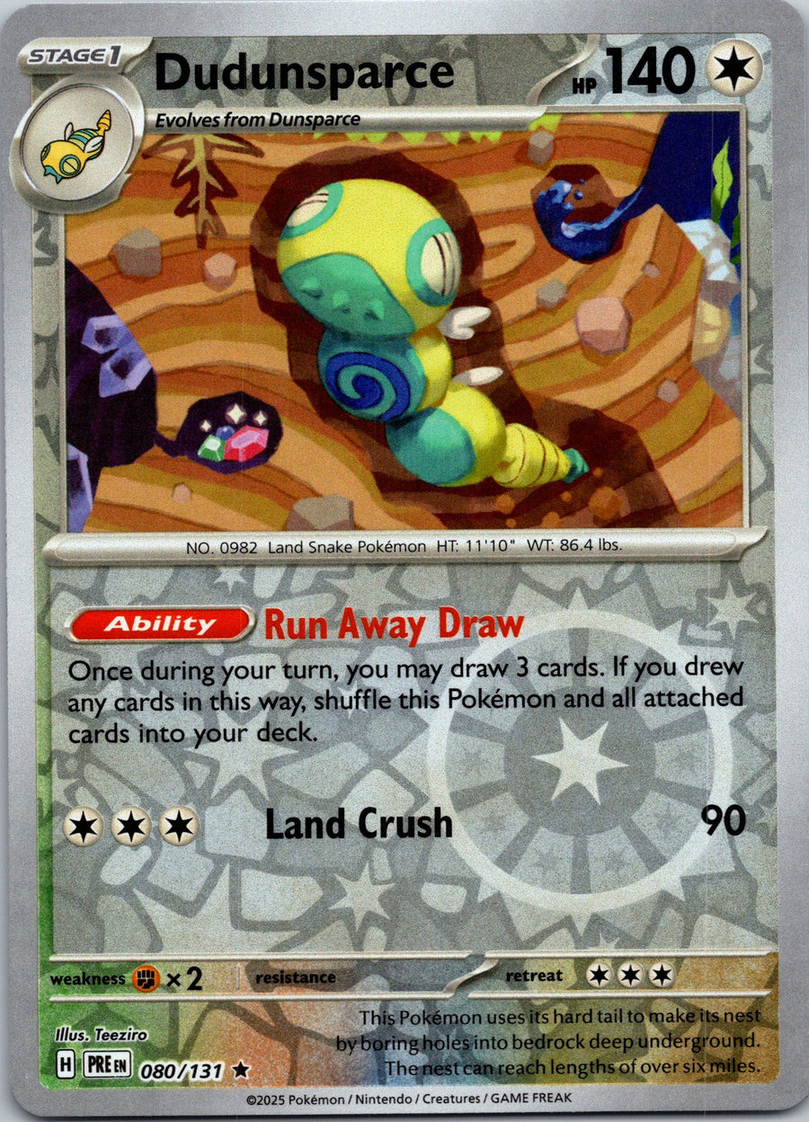 Dudunsparce | Near Mint / English / Reverse Holofoil
