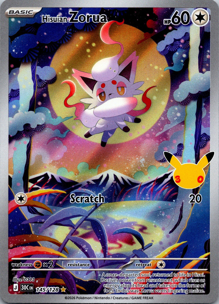 Hisuian Zorua - 145/128 | Near Mint / English / Holofoil