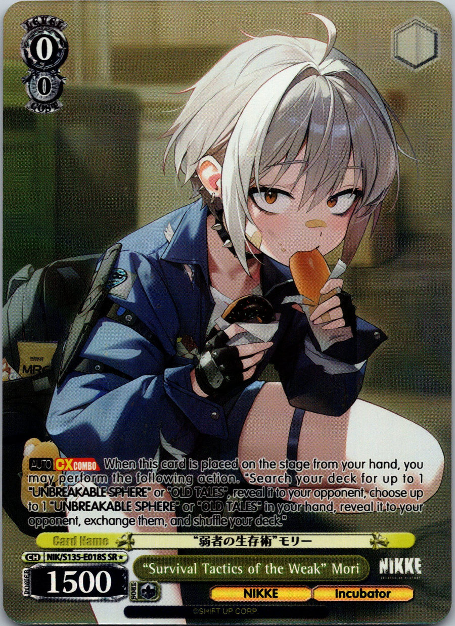 "Survival Tactics of the Weak" Mori (SR) | Near Mint / English / Normal