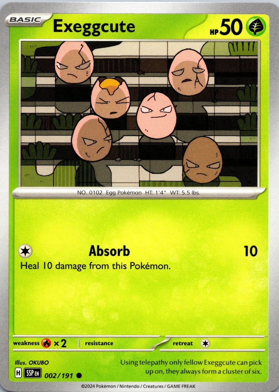 Exeggcute - 002/191 | Near Mint / English / Normal