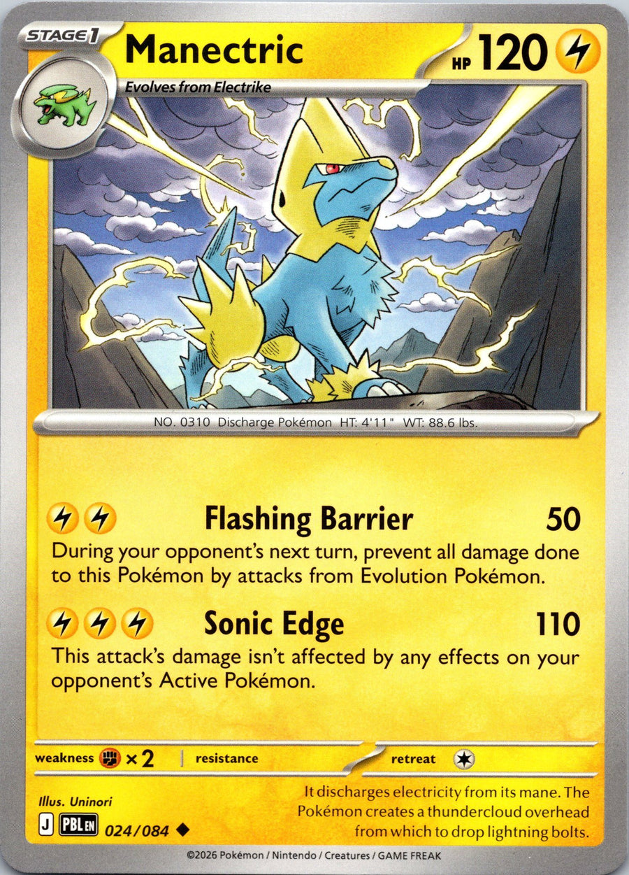 Manectric - 024/084 | Near Mint / English / Normal