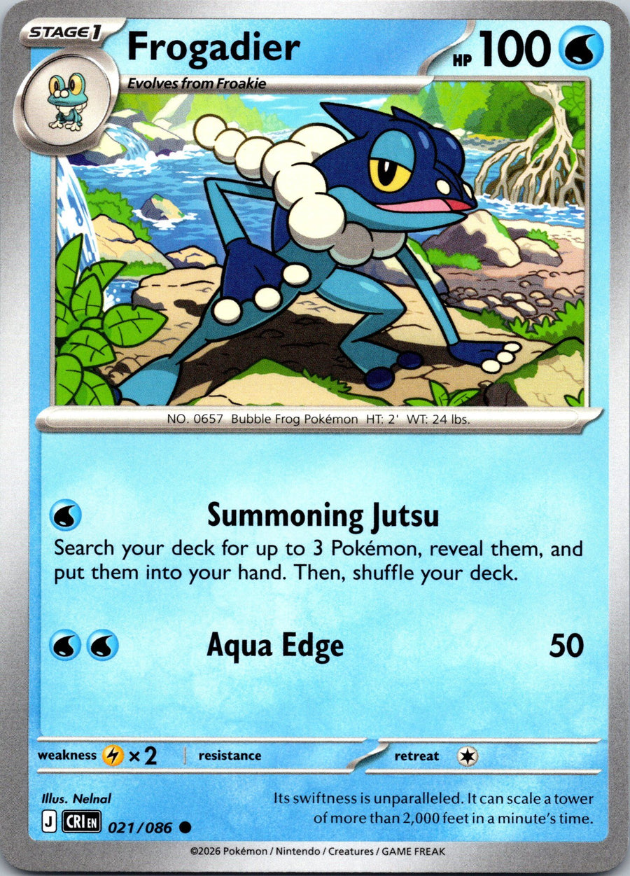 Frogadier - 021/086 | Near Mint / English / Normal