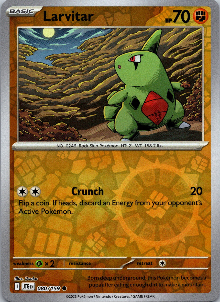 Larvitar | Near Mint / English / Reverse Holofoil