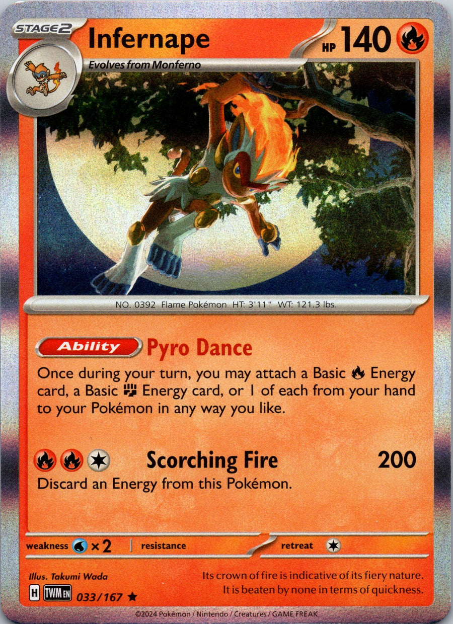Infernape - 033/167 | Near Mint / English / Holofoil