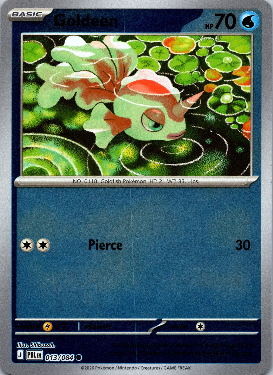 Goldeen - 013/084 | Near Mint / English / Reverse Holofoil