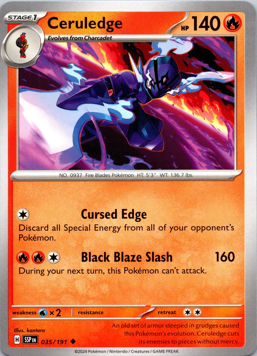 Ceruledge - 035/191 | Near Mint / English / Normal