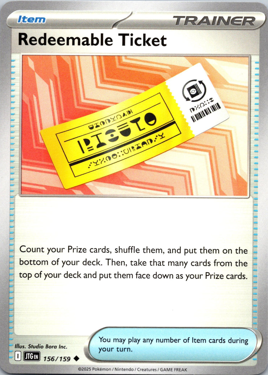 Redeemable Ticket | Near Mint / English / Normal