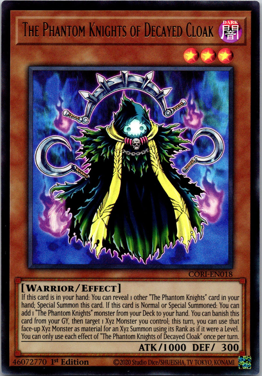 The Phantom Knights of Decayed Cloak | Near Mint / English / 1st Edition
