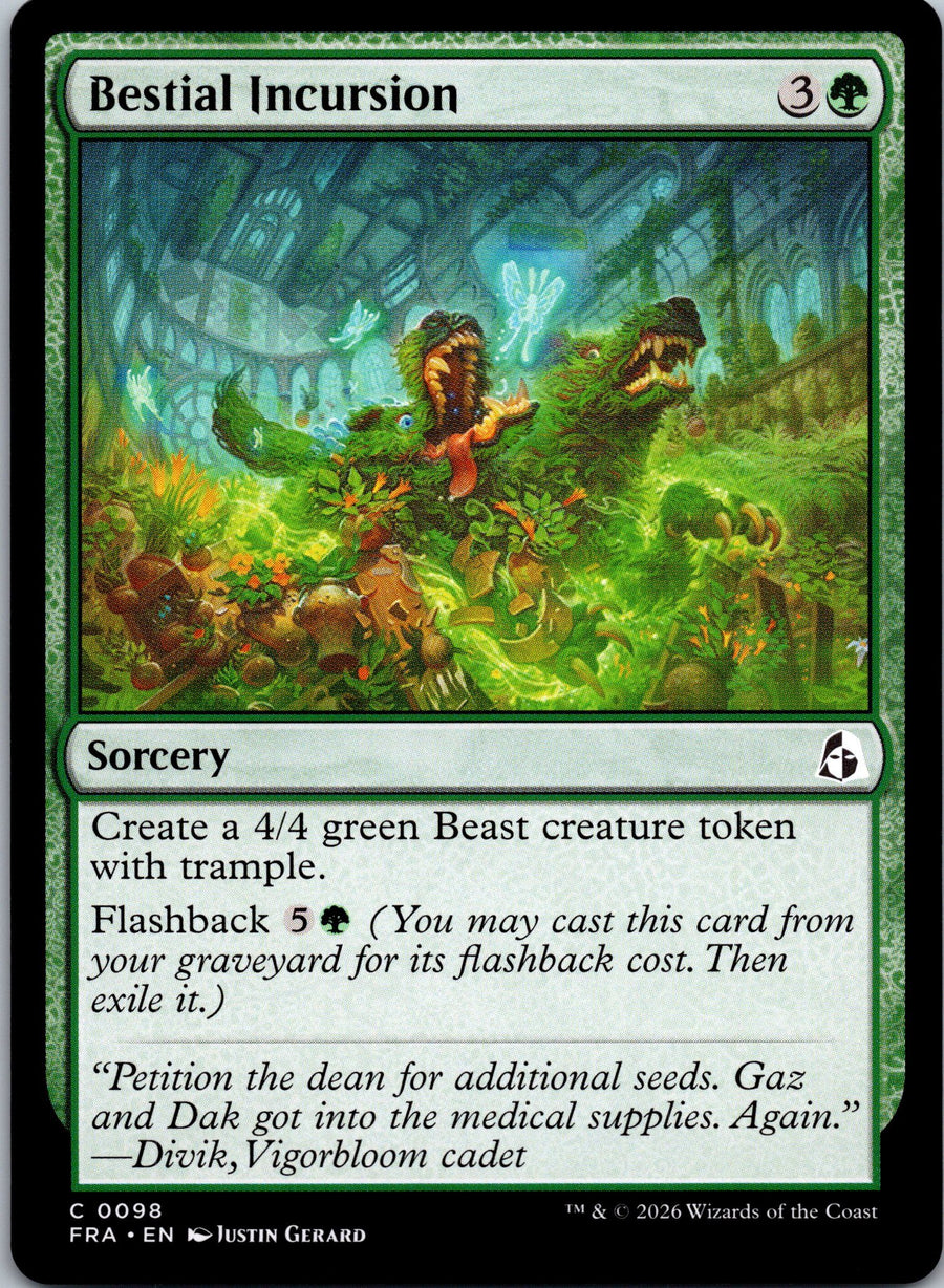 Bestial Incursion | Near Mint / English / Normal