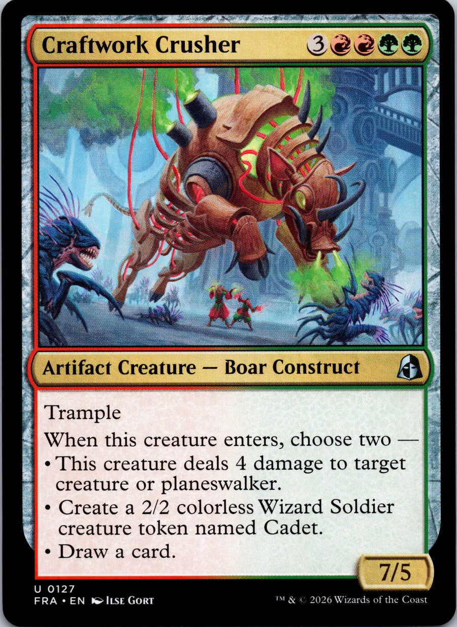 Craftwork Crusher | Near Mint / English / Normal