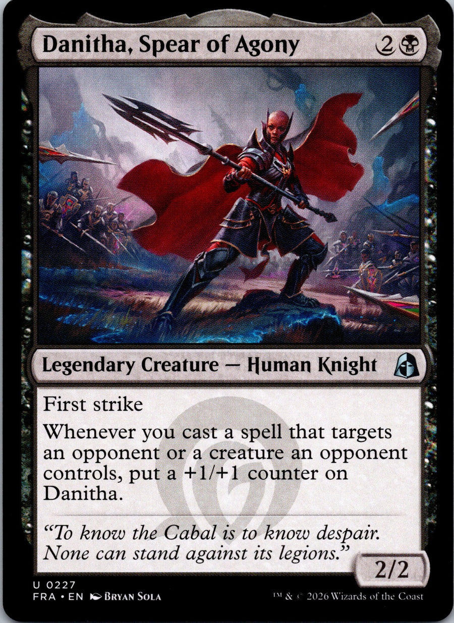Danitha, Spear of Agony | Near Mint / English / Normal