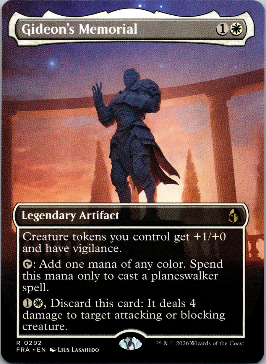 Gideon's Memorial (Borderless) | Near Mint / English / Normal