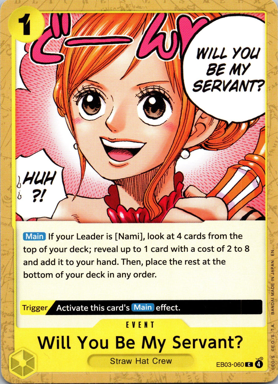 Will You Be My Servant? | Near Mint / English / Normal