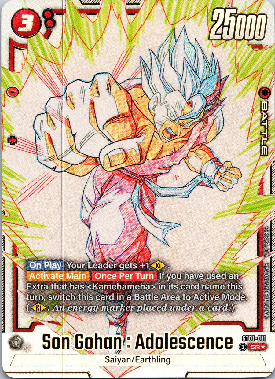 Son Gohan : Adolescence - ST01-011 (Alternate Art) | Near Mint / English / Holofoil