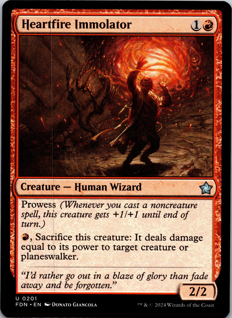 Heartfire Immolator | Near Mint / English / Normal