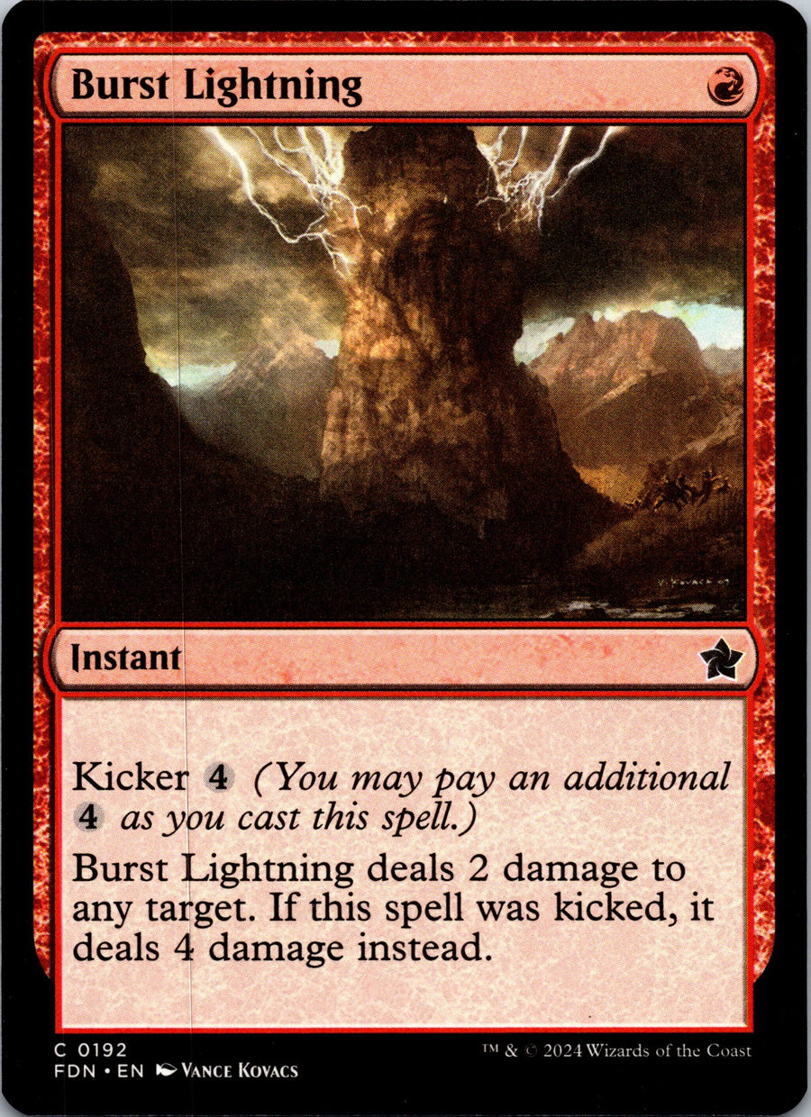 Burst Lightning | Near Mint / English / Normal