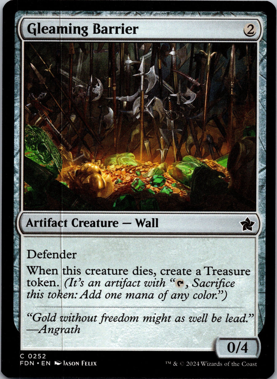 Gleaming Barrier | Near Mint / English / Normal