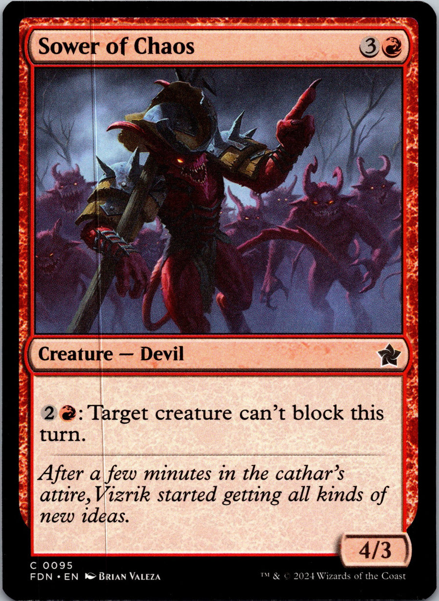 Sower of Chaos | Near Mint / English / Normal