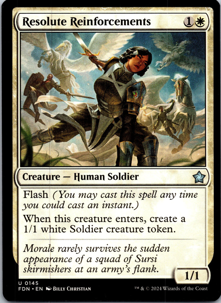Resolute Reinforcements | Near Mint / English / Normal